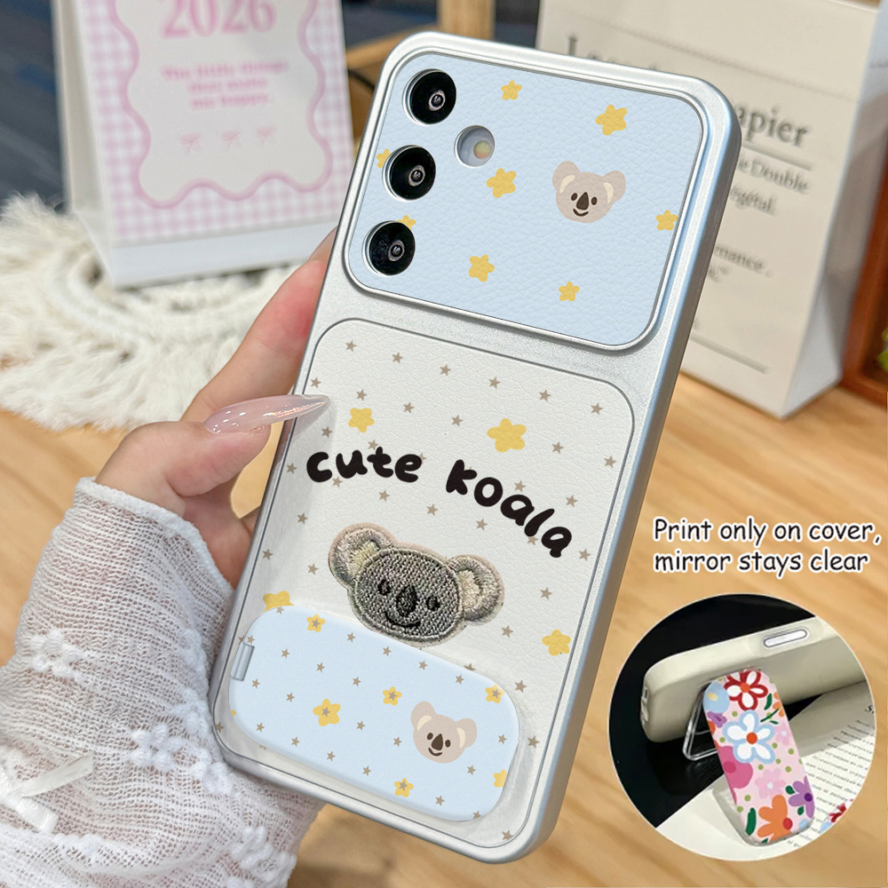 Camera Wrist Strap - Cute Koala PU Leather Case For