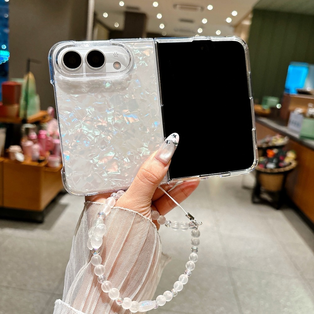 Iridescent Shell‑Pattern Hard  - Camera Wrist Strap ulasan dan harga