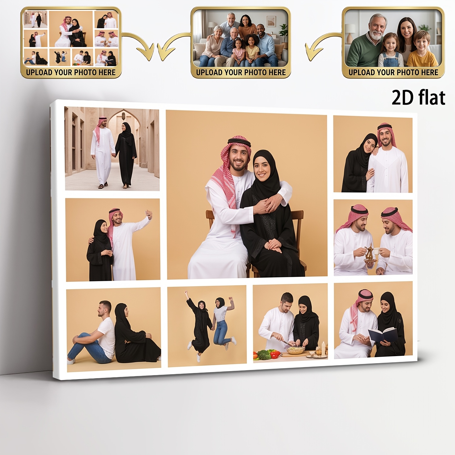 Custom 9‑Grid Photo Collage Wa - Photographic Memory ulasan dan harga